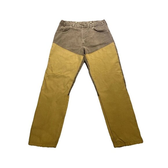 Vintage Wrangler Pants Men’s 36x32 Double Knees Rugged Gear Workwear Utility - Picture 1 of 12